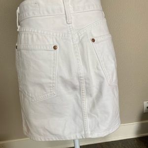 Rag&Bone white jean skirt